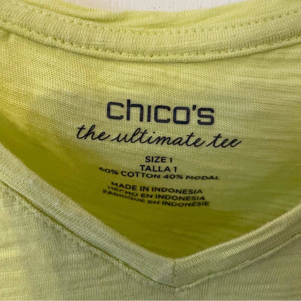 Chico's Green‎ Sleeveless Tank Top - Picture 3 of 5